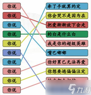 汉字找茬王连线你说开头的歌关卡怎么通关