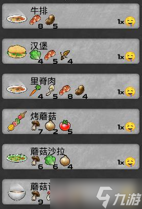 《我的水世界求生》全食譜材料介紹