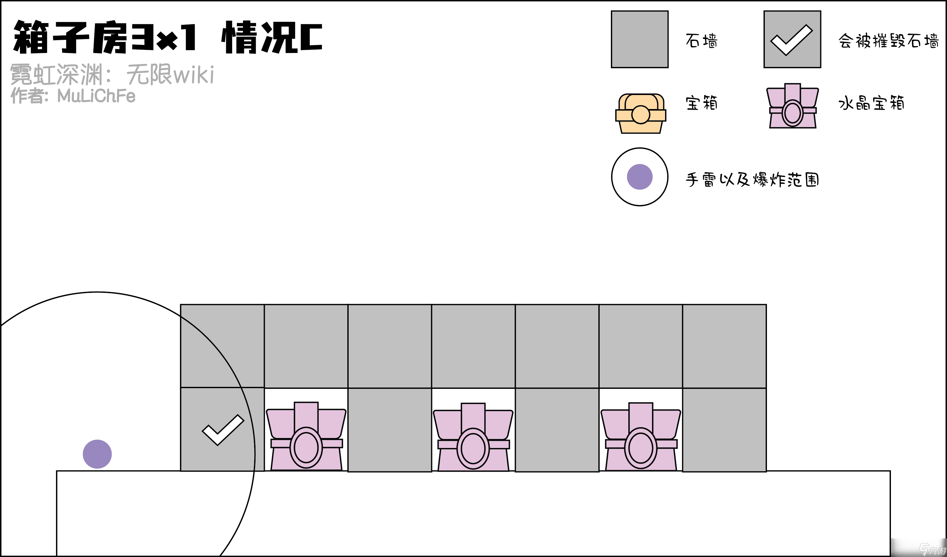 霓虹深渊无限手雷炸墙教学