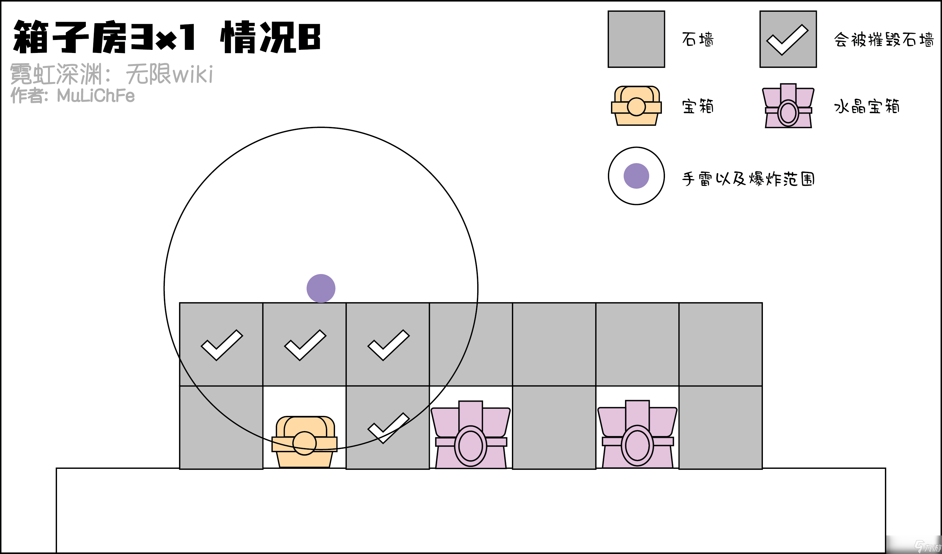 霓虹深渊无限手雷炸墙教学