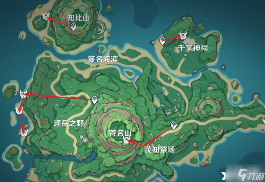 《原神》冬极白星突破材料都在哪采集？冬极白星突破材料采集路线攻略