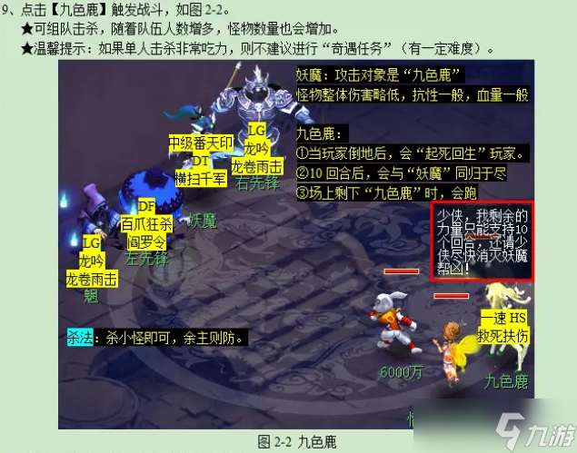 梦幻西游九色鹿前置任务攻略2023