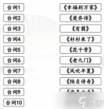 《汉字找茬王》闻声猜剧连出颖宝的剧通关攻略
