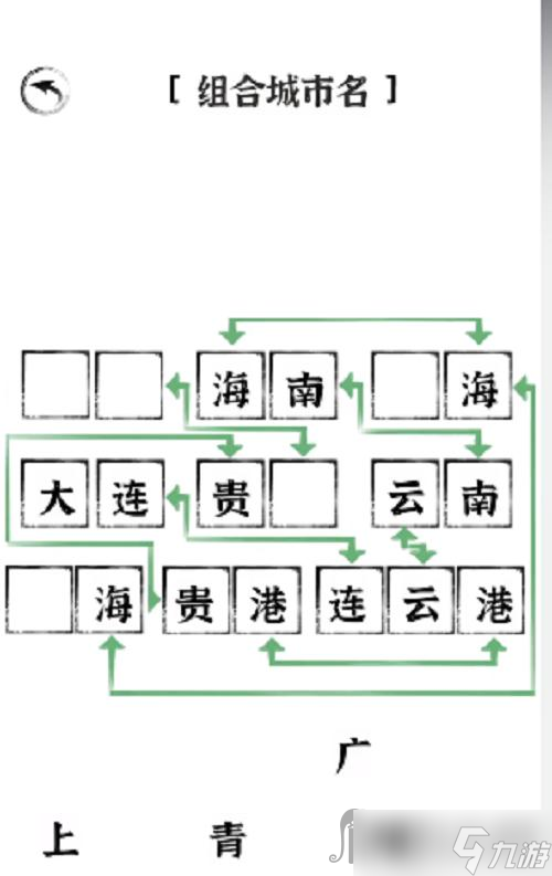 《文字进化》组合城市名攻略