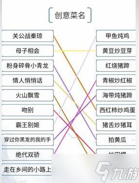 我的文字世界創(chuàng)意菜名怎么過(guò)-創(chuàng)意菜名通關(guān)攻略