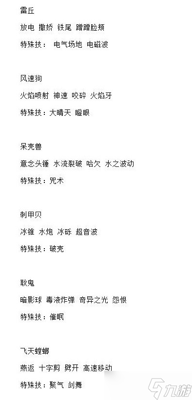 《宝可梦：朱紫》5星太晶战全BOSS技能表一览