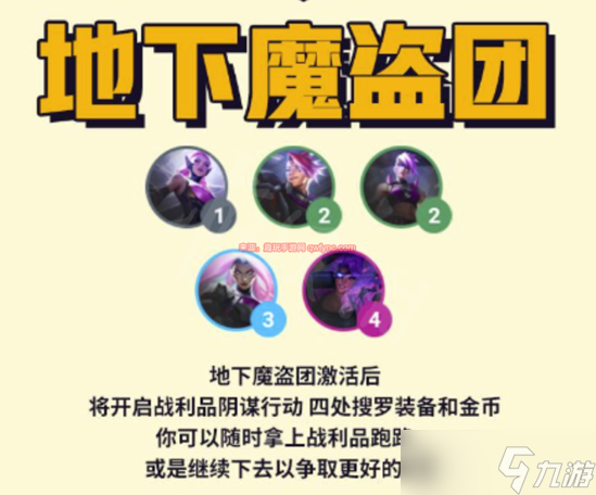 《云顶之弈》S8地下魔盗团怎么玩？S8地下魔盗团阵容玩法分享