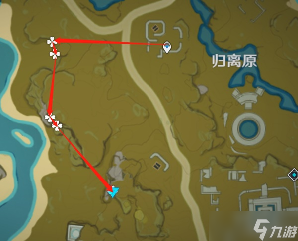 《原神》3.3版琉璃带采集路线