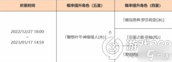 《原神》3.3神里绫人复刻池是什么 3.3神里绫人复刻池一览
