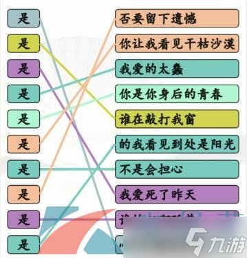 《漢字找茬王》連線是的熱歌通關攻略