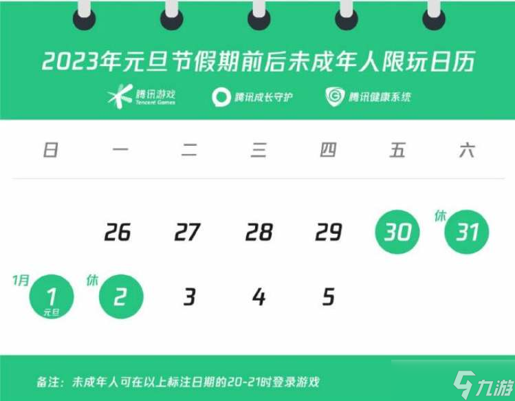 王者榮耀2023元旦未成年可以玩多久-2023元旦未成年游戲時間介紹