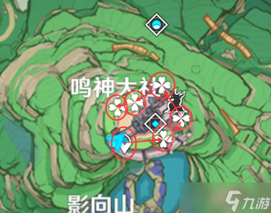 《原神》绯樱绣球位置路线分享 绯樱绣球哪里多？