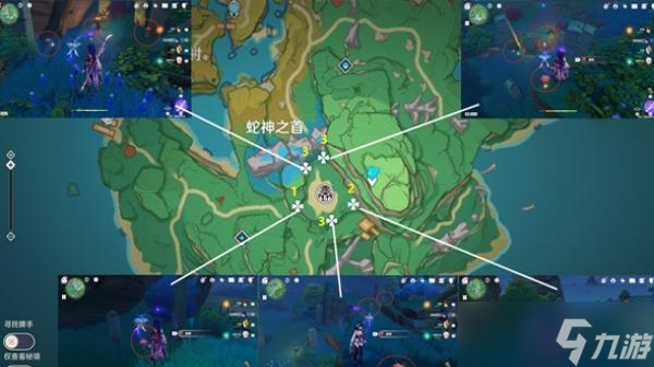 原神血斛采集路线图
