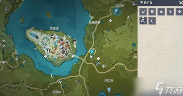 《原神》铁矿石分布图一览