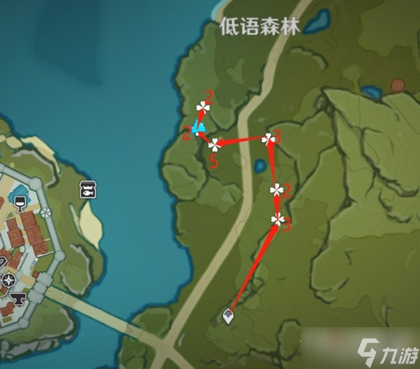 《原神》3.3版小灯草快速收集攻略