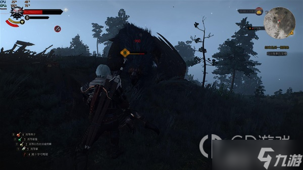 《巫师3》次世代版流血狼伤害强度测试