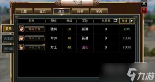 《三国群英传M》军阶权限详情