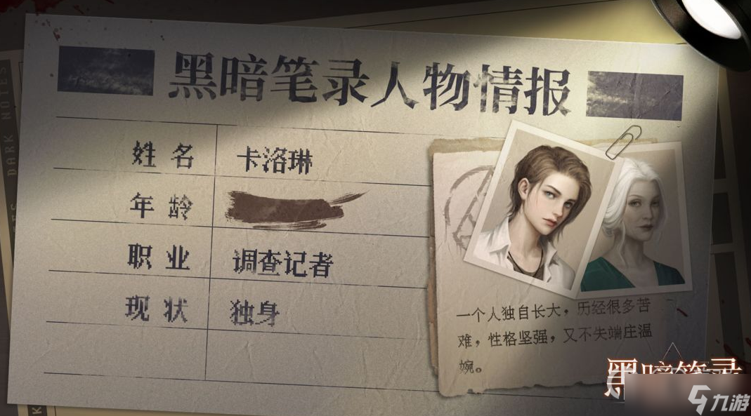 《黑暗笔录》女主介绍