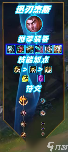 《英雄联盟》迅刃爆杀流杰斯套路介绍