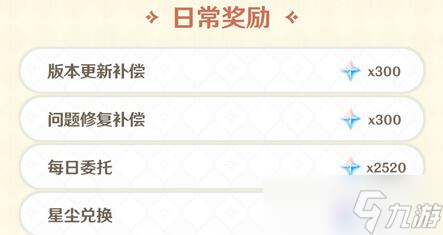 原神3.4版本原石可以获得多少