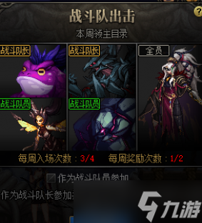 DNF帝国实验室周常队长需要什么条件