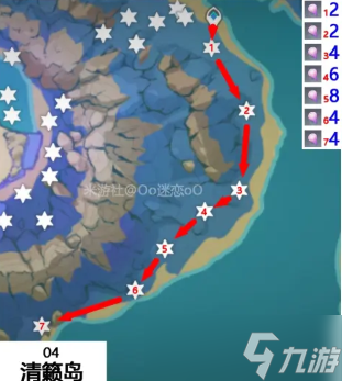 《原神》天云草实采集路线图