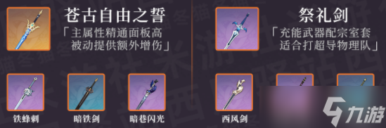 原神久岐忍圣遗物武器以及配队攻略2023