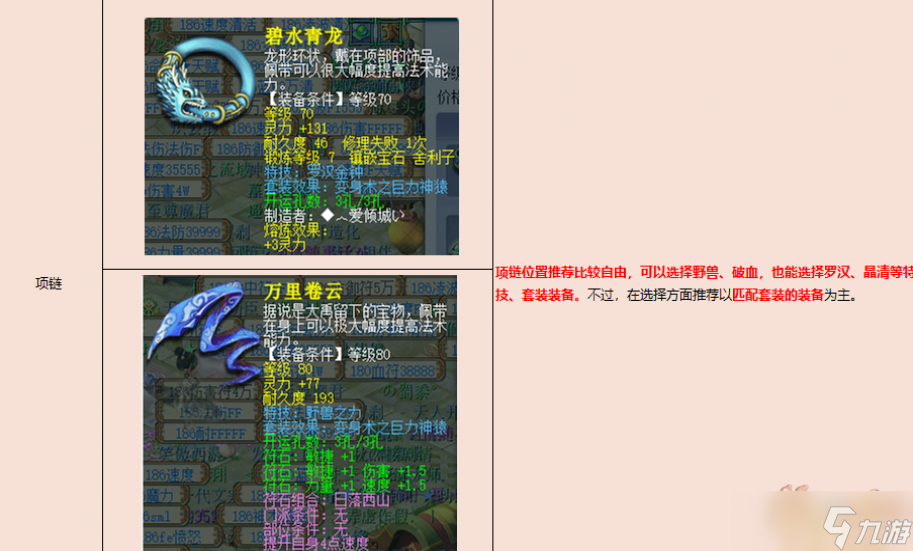 梦幻西游天罡地煞号物理系装备推荐
