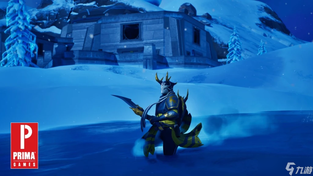 如何在 Fortnite 的冰上连续滑行 30 米