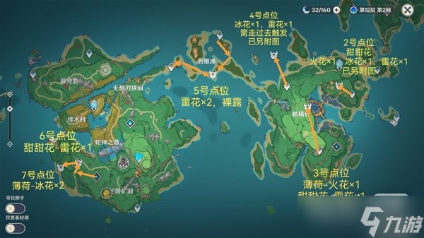 《原神》3.3版骗骗花速刷点位一览