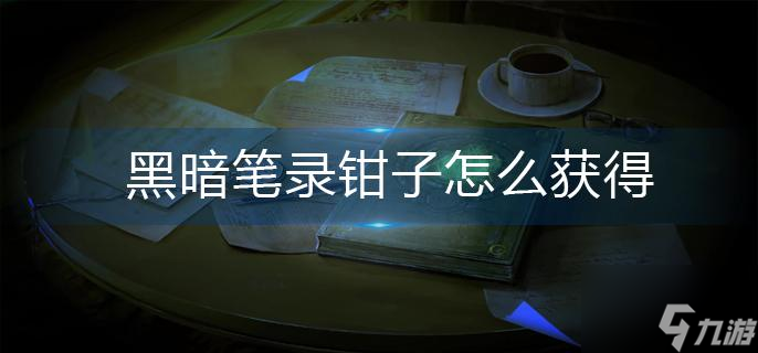 黑暗笔录钳子怎么获得