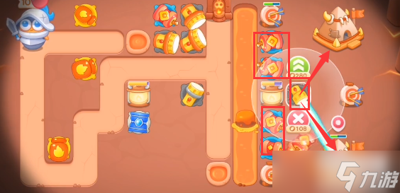 保卫萝卜4饿龙传说第6关攻略