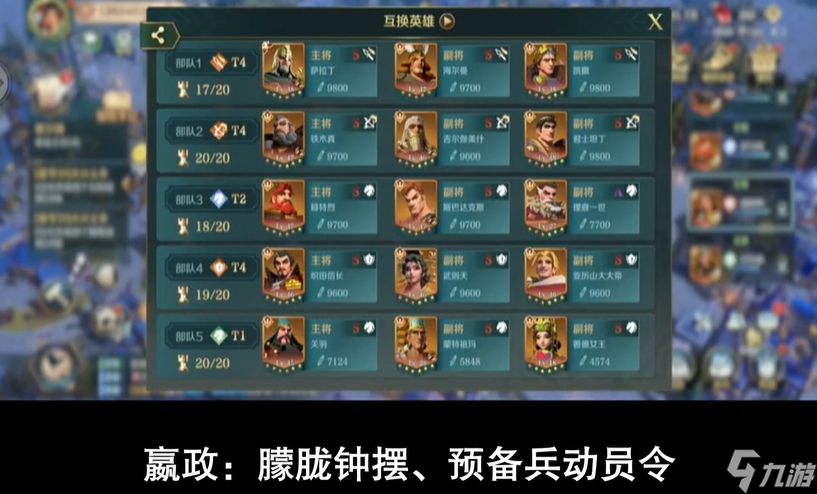 文明与征服阵容搭配排行2023