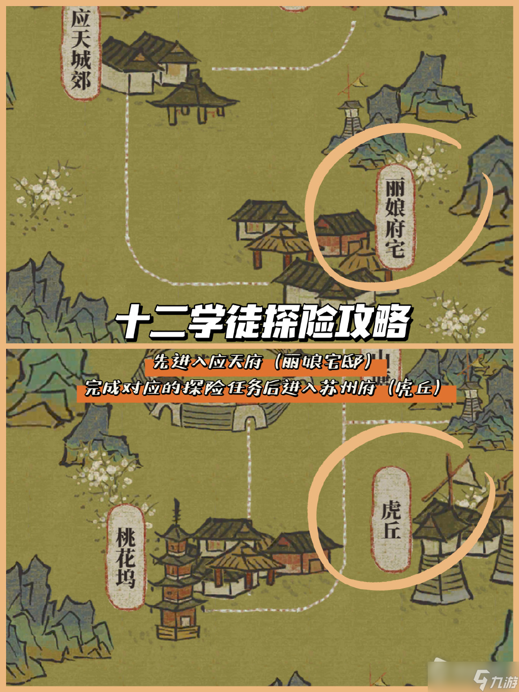 《江南百景图》十二学徒探险通关攻略