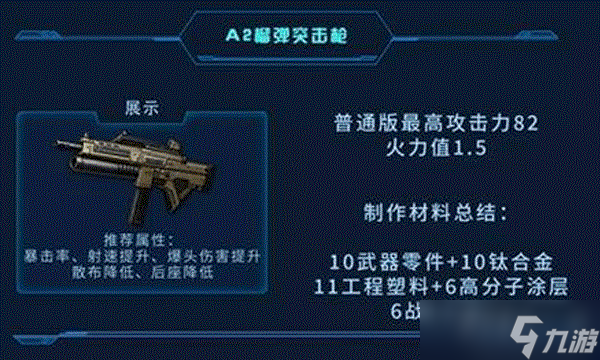 明日之后A2榴彈突擊槍怎么樣 A2榴彈突擊槍使用攻略