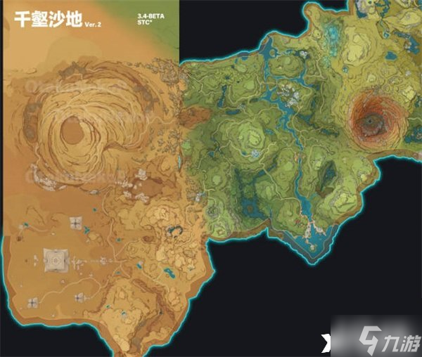 《原神》3.4千壑沙地地图怎么进？3.4千壑沙地地图进入方法