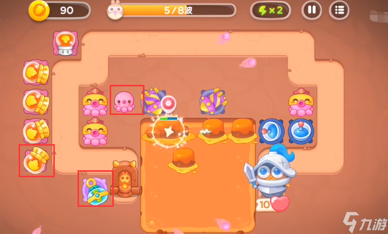 《保卫萝卜4》饿龙传说第八关攻略