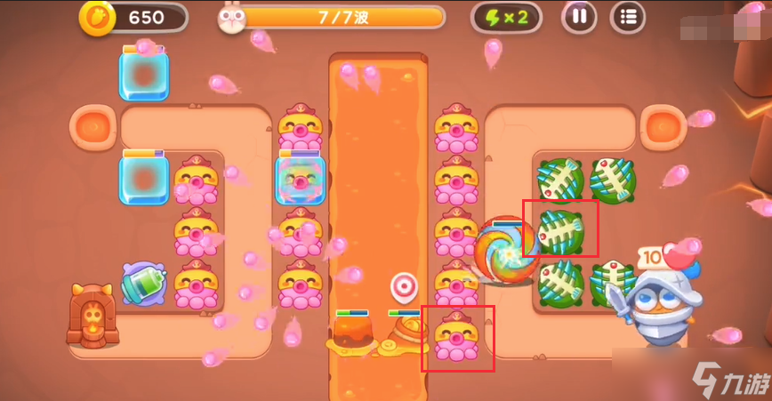 《保卫萝卜4》饿龙传说第七关满星攻略