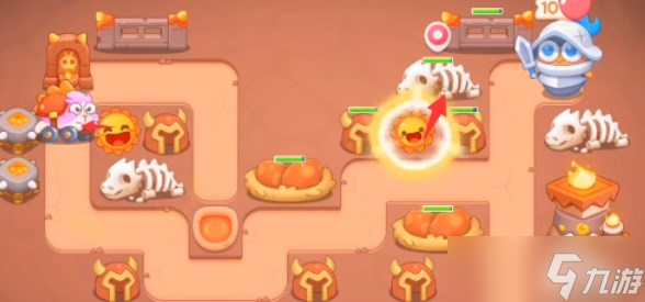 保卫萝卜4饿龙传说第3关图文通关攻略