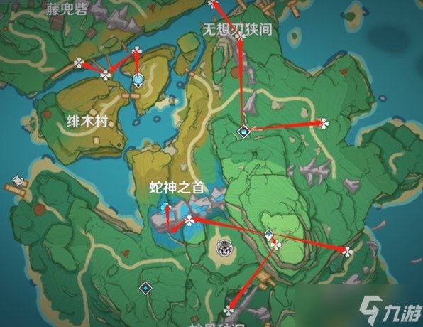 原神鬼兜虫收集线路