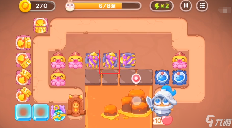 《保卫萝卜4》饿龙传说第八关攻略