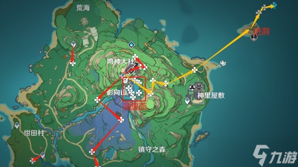 原神鬼兜虫收集线路