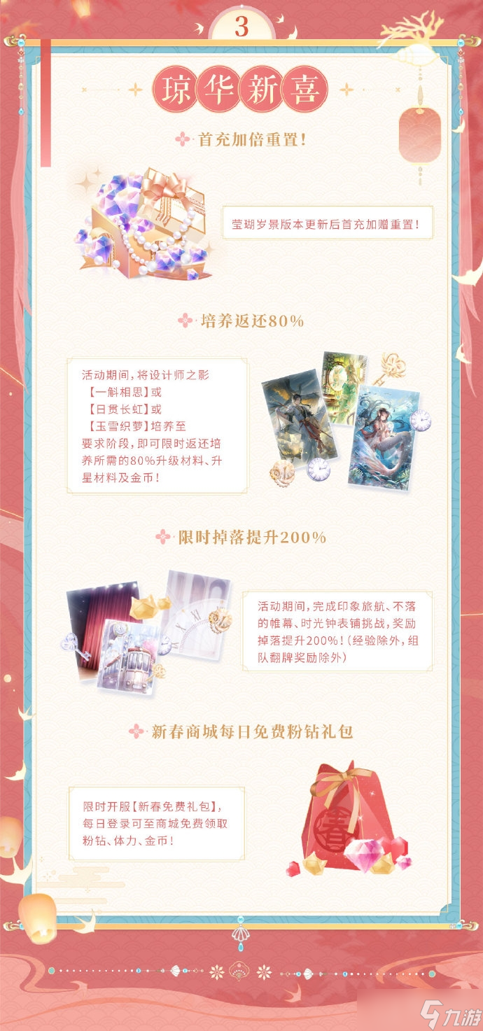 《闪耀暖暖》2023新年版本福利介绍
