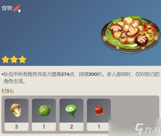 【原神】3.4版本新增食谱汇总 3.4新增食谱及新增角色特色料理一览
