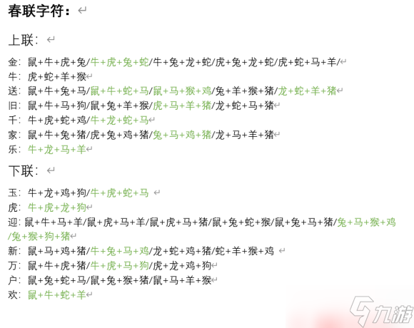 《三国杀》2023年兽春联合成配方大全
