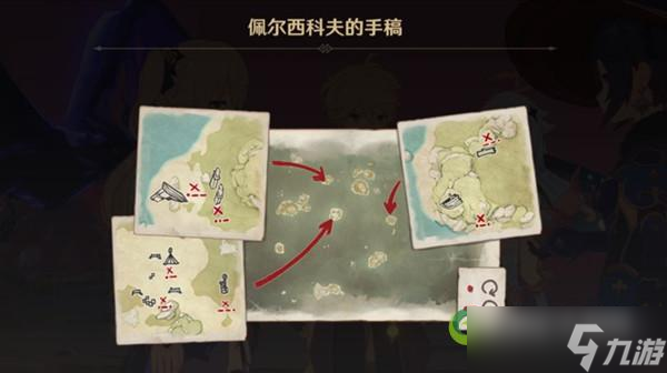原神佩尔西科夫的笔记位置在哪