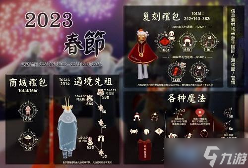 《光遇》2023年春节兑换图最新