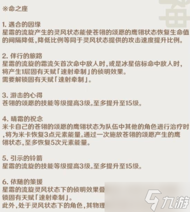 《原神》米卡命座效果介绍