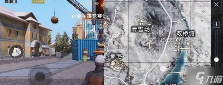 和平精英雪地防空洞在哪