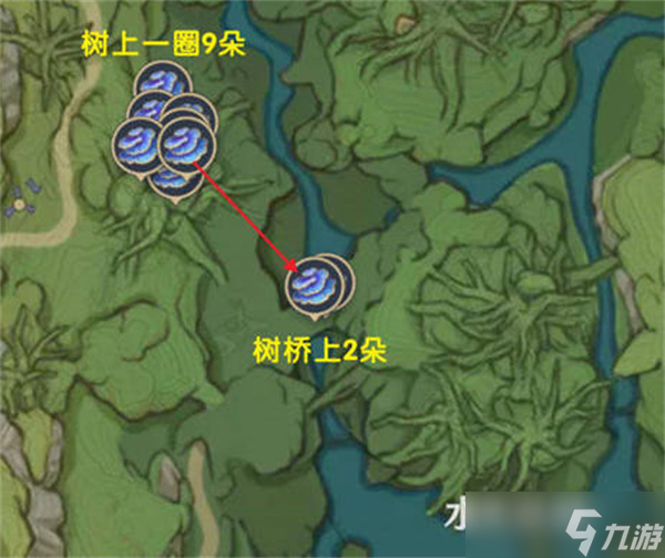 原神樹王圣體菇采集路線